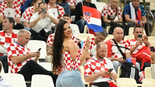 Cum şi-a făcut apariţia Ivana Knoll la Argentina - Croaţia, în ciuda zvonurilor că nu va fi lăsată să intre pe stadion la semifinala Cupei Mondiale | FOTO