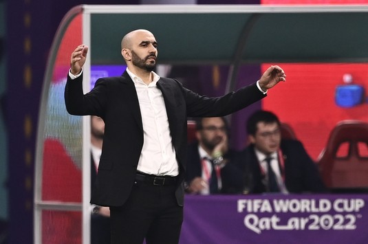 Walid Regragui, selecţionerul Marocului, sincer după ce a terminat în primele 4 echipe ale lumii la Cupa Mondială: ”Este o înfrângere amară!”