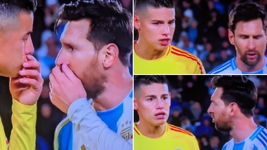 Scandal în America de Sud. ”Ai spus că am avut ajutor în finală". Lionel Messi şi James Rodriguez s-au contrat, după Argentina - Columbia | VIDEO