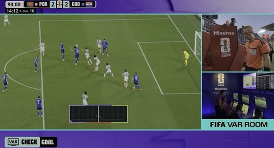 De ce a anulat arbitrul golul egalizator al Croaţiei în prelungiri, în meciul cu Portugalia. Explicaţiile FIFA