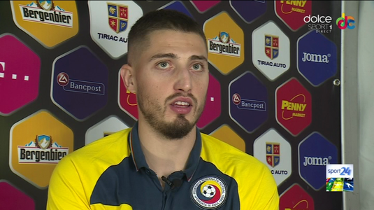 Grozav: "Mă bucur că am reuşit după mult timp să revin la naţională"