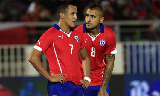 Alexis Sanchez şi Arturo Vidal nu vor juca împotriva României. Lotul naţionalei din Chile contra ”tricolorilor”