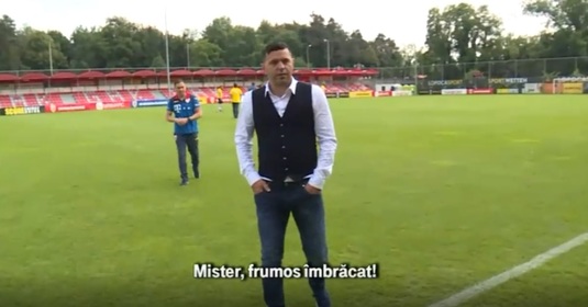 VIDEO | Cosmin Contra, pus pe glume. Motivul pentru care s-a îmbrăcat elegant la amicalul cu Chile :)