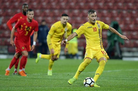 România U21 - Belgia U21 3-3. Revenire de senzaţie a tricolorilor mici în finalul meciului de la Cluj