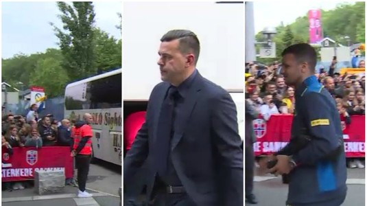 VIDEO | Nici ei nu se aşteptau la aşa ceva. Cum i-au primit suporterii români la stadion pe tricolorii lui Cosmin Contra
