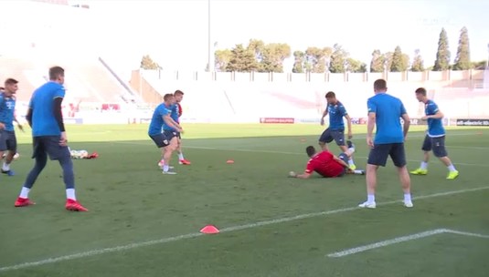 VIDEO | Veste bună din Malta! Răzvan Marin s-a antrenat la capacitate maximă. Contra nu i-a menajat pe ”tricolori”. ”Materiale” ca-n tinereţe