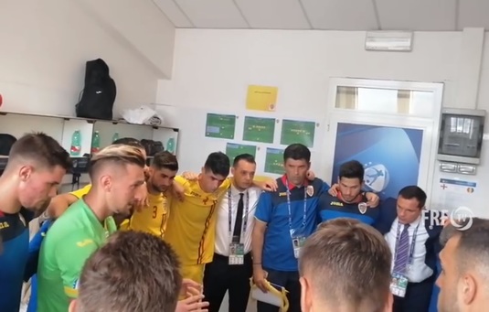 VIDEO | Discursul uriaş ţinut de Ionuţ Radu înainte de meciul cu Anglia: ”Vă am pe voi în faţă, iar în spate o ţară întreagă! Mie nu mi-e frică”