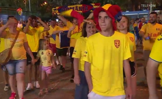 VIDEO | Românii au invadat străzile din Cesena şi au sărbătorit calificarea naţionalei de tineret în semifinalele EURO 2019