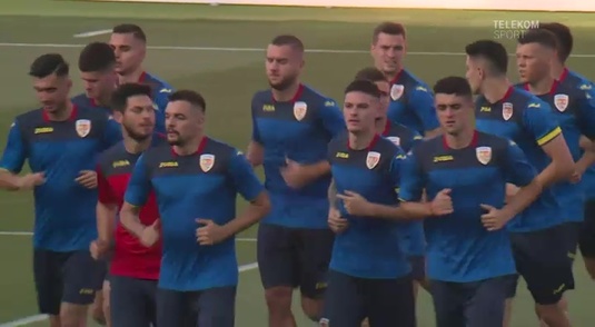 VIDEO | Rădoi s-a băgat la joc alături de fotbaliştii săi. Ce au făcut tricolorii la antrenamentul dinaintea semifinalei cu Germania