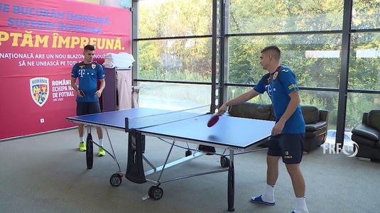 VIDEO | Se reprofilează ?:) Ianis şi Răzvan Marin au schimbat sportul pentru câteva minute. S-au duelat la fileu 