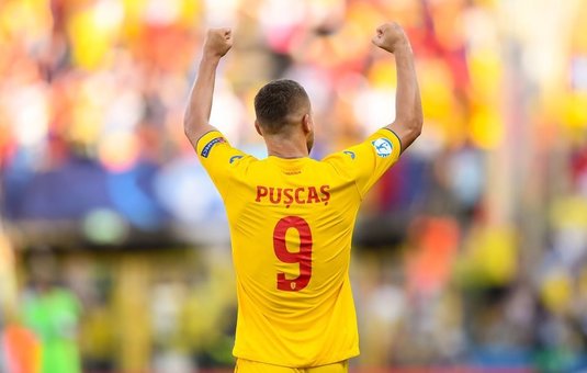 George Puşcaş, noul număr 9 al Naţionalei: "M-am apucat de fotbal, să fac românii fericiţi" 