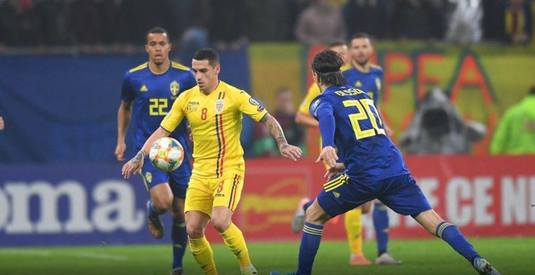 România - Suedia 0-2. Au venit, au câştigat, au plecat. Suedia ne-a demonstrat că nu merităm să jucăm la EURO 2020