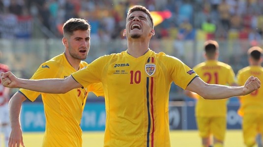 VIDEO | Ianis Hagi ştie ce atu are naţionala lui Mutu în duelul cu Danemarca: "Avem această motivaţie!". Dă gol şi califica România U21, ca acum doi ani?