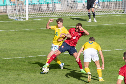 Daniel Pancu, debut cu eşec. România U20, învinsă de Cehia U20
