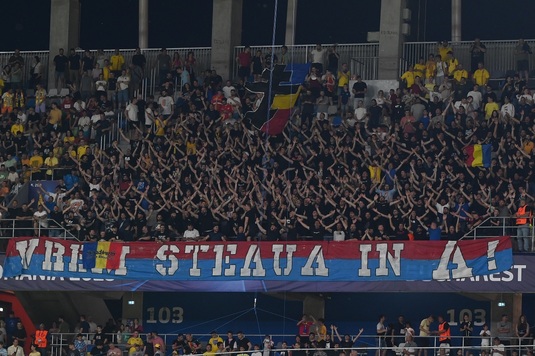 Gigi Becali a ajuns pe Stadionul Steaua doar cu numele. Galeria celor de la CSA Steaua s-a îndreptat împotriva finanţatorului FCSB. Ce s-a auzit