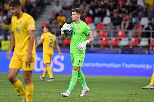 ”Zidul” Târnovanu a tras concluzia turneului EURO 2023 pentru România U21: ”Un eşec. Nu am marcat şi am obţinut un singur punct”