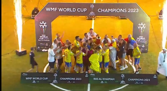 România, noua campioană mondială la minifotbal, cea mai bună la toate capitolele! Cum au fost premiaţi tricolorii