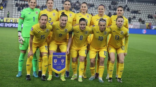 Naţionala de fotbal feminin a României, parcurs dezastrous în Nations League. Înfrângere pe final împotriva Croaţiei