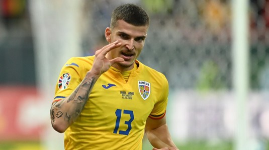 UEFA a decis! Ce pedeapsă a primit Valentin Mihăilă după faultul dur din meciul cu Israel