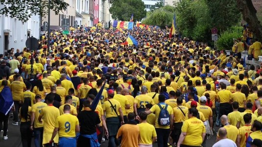 Număr impresionant de suporteri români la EURO 2024. Pe ce loc se află ”Marea galbenă” în clasamentul fanilor prezenţi în Germania