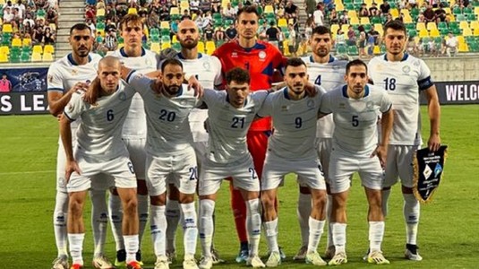 Probleme în Cipru - Kosovo, în Nations League. Arbitrul a oprit partida după ce au fost afişate două bannere cu mesaj politic