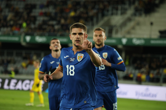 Lituania - România 1-2. Patru din patru pentru Mircea Lucescu. România, la un pas de grupa 2. Marin şi Drăguş au adus victoria tricolorilor