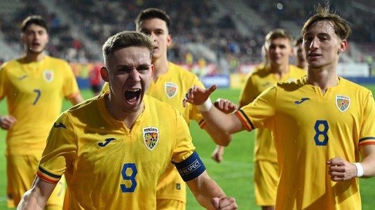 Pancu şi-a făcut treaba! România U21, victorie mare obţinută pe final împotriva Portugaliei U21. Cum s-a descurcat Louis Munteanu
