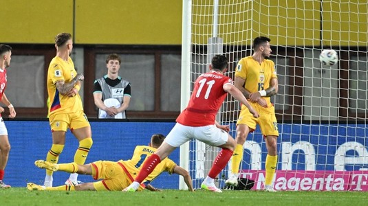 Austria - România, 2-1. Naţionala lui Lucescu a avut o prestaţie sub aşteptări la Viena. Cupa Mondială rămâne un vis greu de realizat