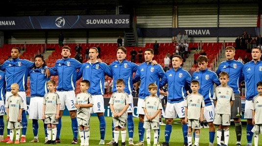 Presa din Italia a recunoscut, după primul meci cu România la EURO U21: “Noroc din prima. Jucătorul român a irosit şansa de a egala”
