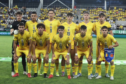 România U19 - Muntenegru U19 2-1. Victorie dramatică pentru tricolorii lui Ion Marin. Debut cu dreptul la Campionatul European