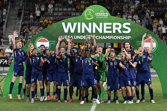 Naţionala Ţărilor de Jos a câştigat EURO U19 2025, la Bucureşti. Victorie în finala cu Spania, datorită unui autogol