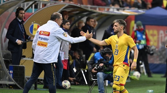 ”A fost un moment special”. Tricolorul şi-a exprimat trăirile, după gestul făcut de Mircea Lucescu pentru el la echipa naţională