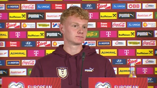 Un fotbalist al naţionalei Austriei, surprins înaintea partidei cu România: "Nu sunt?"