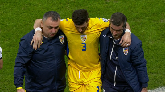 Pierdere uriaşă pentru FCSB: s-a accidentat în România - Austria şi a fost scos pe braţe de pe gazon