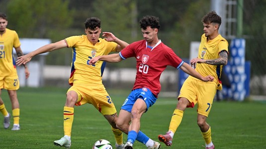 România U20, umilită de adversara în faţa căreia remizase în urmă cu câteva zile. Rezultat ruşinos pentru "tricolorii" lui Iencsi
