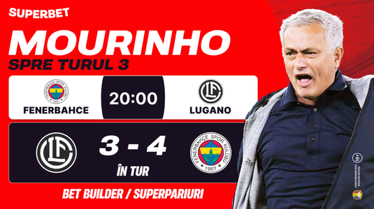 Mourinho la un pas de calificare. Super Oferta pentru meciurile din Liga Campionilor