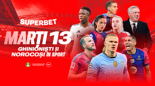 Marţi, 13: ghinion fentat (sau nu) în fotbal
