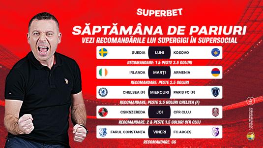 Săptămâna de pariuri începe în SuperSocial