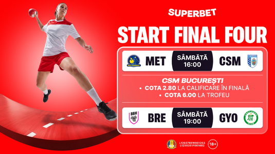 Weekendul reginei din Liga Campionilor la handbal feminin. Începe Final Four