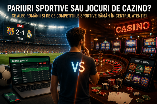 Pariuri sportive sau jocuri de cazino? Ce aleg românii şi de ce competiţiile sportive rămân în centrul atenţiei