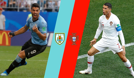 Uruguay - Portugalia. Puţine goluri, o variantă bună pentru pariori