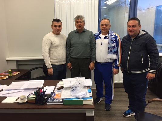 Antrenorii echipei de box tineret a României s-au întâlnit cu Mircea Lucescu la Sankt Petersburg GALERIE FOTO