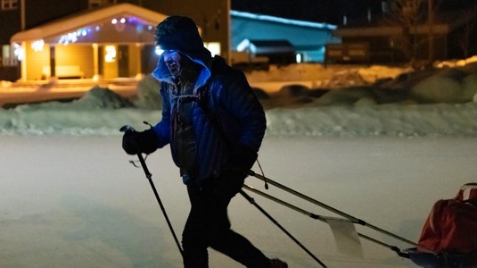 Tiberiu Uşeriu, între cei doi sportivi care au încheiat cursa de 300 de mile de la Yukon Arctic Ultra