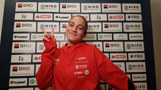 Andreea Popa, cea mai tânără jucătoare din lotului României din Danemarca: "Fiecare meci e o emoţie"