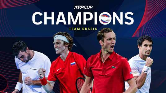 Rusia câştigă cea de-a doua ediţie e competiţiei de tenis ATP Cup după 2-0 cu Italia în finală