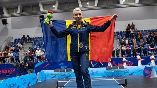 Bernadette Szocs, după aurul câştigat la Jocurile Europene! A plâns şi a sărit pe masă la final: "Mi s-a îndeplinit visul. Sunt foarte mândră de mine" | VIDEO