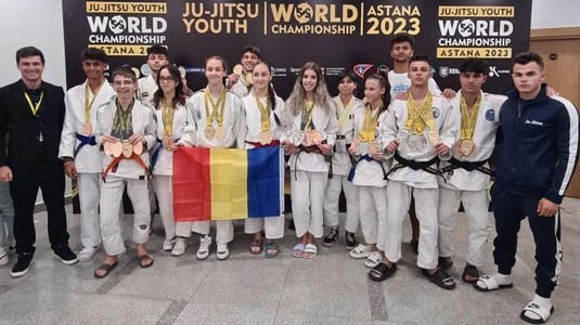 Rezultate de excepţie ale tinerilor sportivi români la Campionatul Mondial de Ju-Jitsu pentru Cadeţi, Aspiranţi şi Juniori 2023
