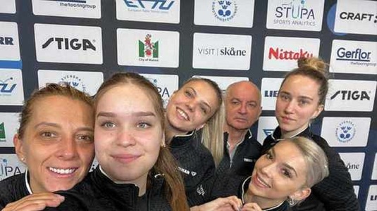 Echipa feminină de tenis de masă a României, în finala Campionatului European. Bernadette Szocs: ”Suntem pregătite să aducem trofeul”