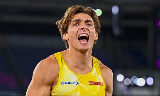 Din altă lume! Pentru a câta oară a doborât ”Mondo” Duplantis recordul mondial la săritura cu prăjina 