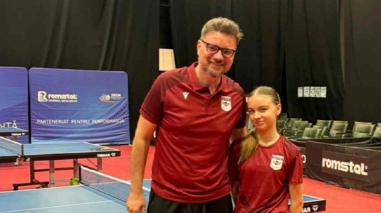 Sportul e religie în familia lor! Campioana e antrenată de tatăl său de la 5 ani: "În unele momente e bine, dar există şi o altă presiune"